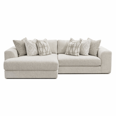 Drift Deep Sectional side angle showing deep chaise cushions - Stanton - Whats New Furniture Portland OR