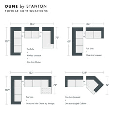 Dune Custom Sofa / Sectional - Whats New Furniture - Portland, Oregon