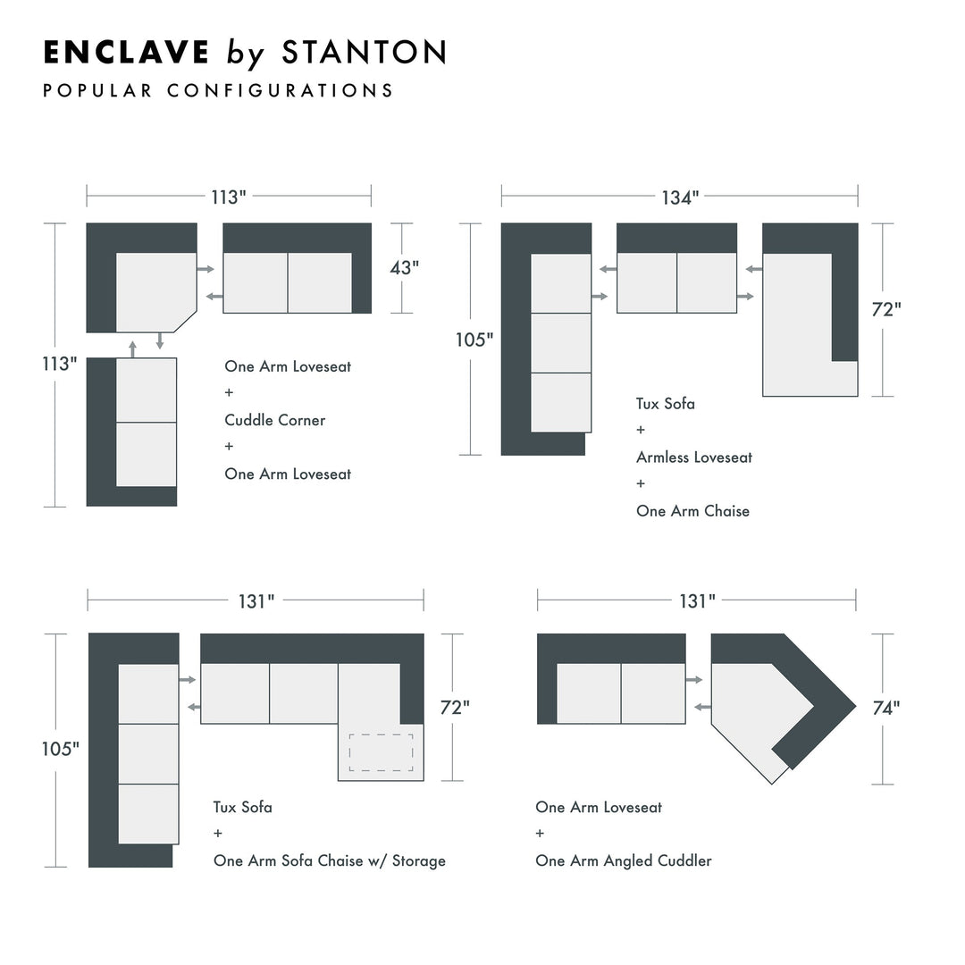Enclave Custom Sofa / Sectional - Whats New Furniture - Portland, Oregon