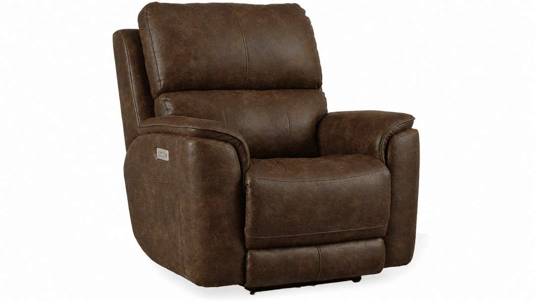 Frame 727 Leather Power Recliner in Ingenuity Tobacco front view - leather recliner by Stanton - Whats New Furniture Portland OR