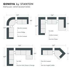 Geneva Custom Sofa / Sectional - Whats New Furniture - Portland, Oregon