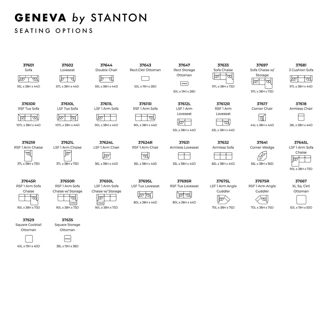 Geneva Custom Sofa / Sectional - Whats New Furniture - Portland, Oregon