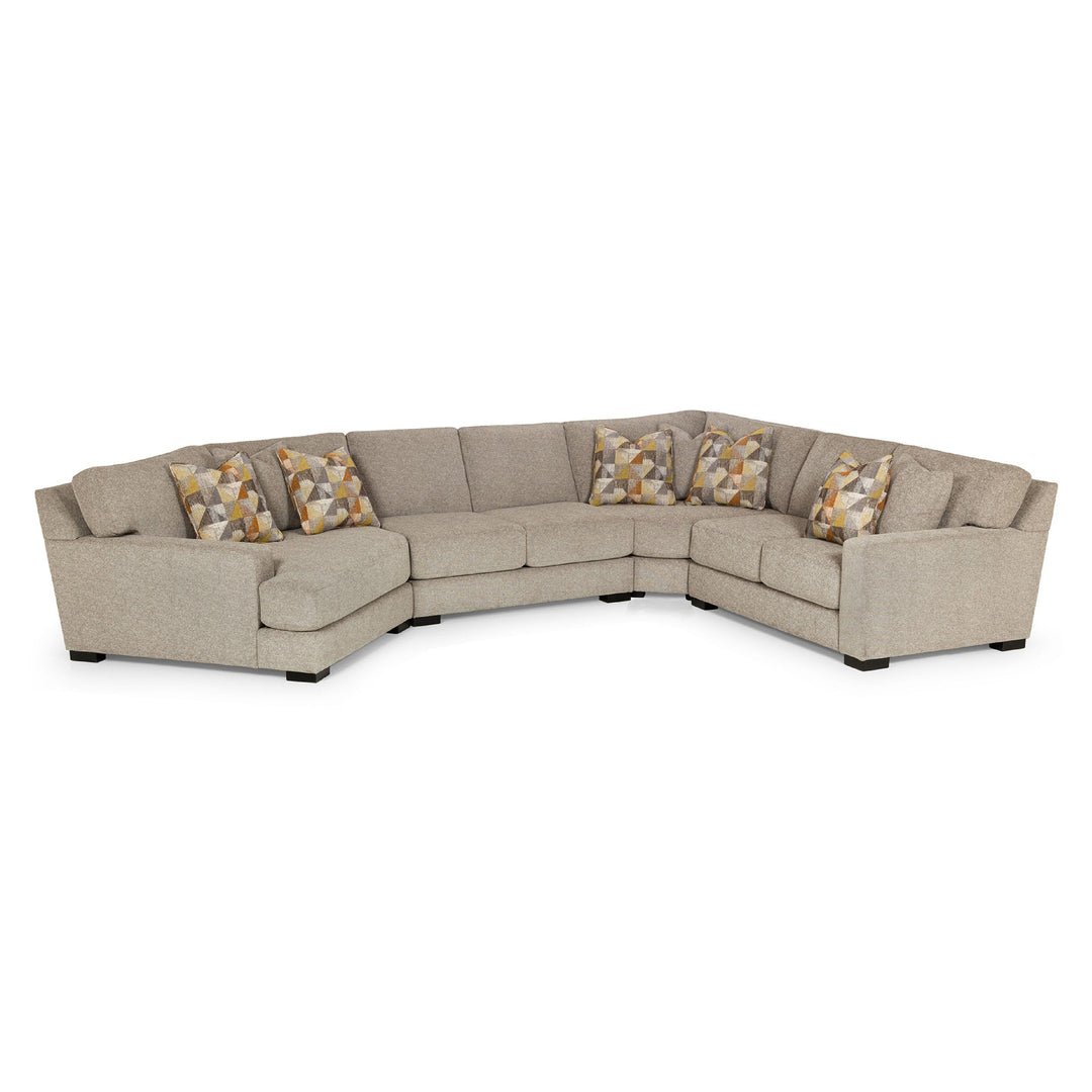Glacier Custom Sofa / Sectional sectional front view - custom sofa sectional by Stanton - Whats New Furniture Portland OR