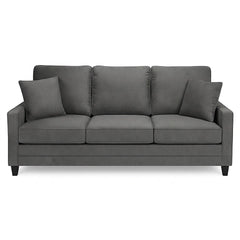 Haven Queen Sleeper Sofa in Luscious Shitake alternate front view - Oregon-made queen sleeper sofa by Stanton - Whats New Furniture Portland OR
