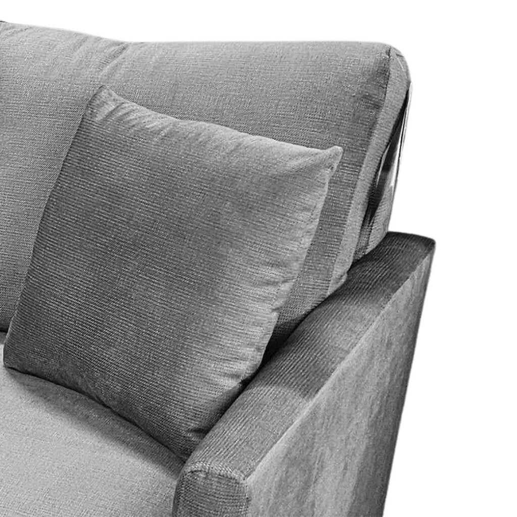 Haven Queen Sleeper Sofa in Luscious Shitake fabric detail - Oregon-made queen sleeper sofa by Stanton - Whats New Furniture Portland OR