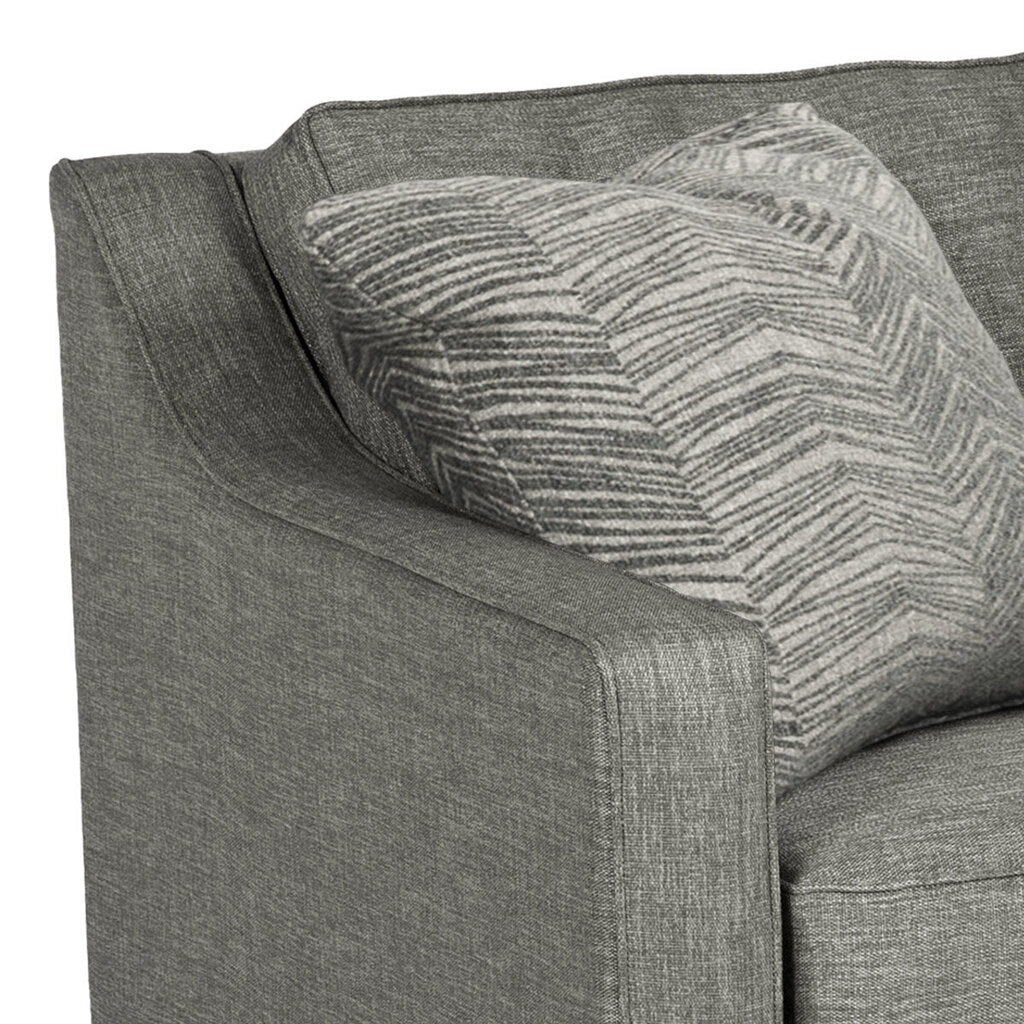 Hellion Contemporary Sofa in Bennett Capri top-down view - contemporary sofa by Stanton - Whats New Furniture Portland OR