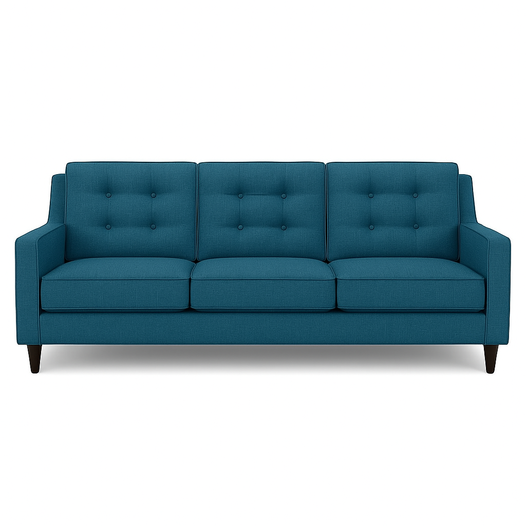 Hellion Contemporary Sofa in Peacock