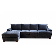 Horizon Sofa Chaise in Polar Midnight - sectional sofa with chaise by Stanton - Whats New Furniture Portland OR