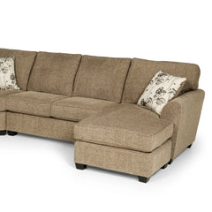 Jasper Custom Sofa / Sectional and Sofa Bed sectional side angle - custom Stanton seating - Whats New Furniture Portland OR