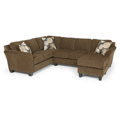 Juniper Custom Sofa / Sectional and Sofa Bed sectional front view - custom Stanton seating - Whats New Furniture Portland OR
