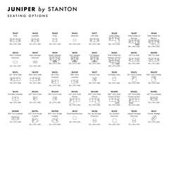 Juniper Custom Sofa / Sectional and Sofa Bed spec sheet - custom Stanton seating - Whats New Furniture Portland OR