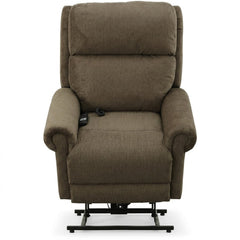 Kearney Power Lift Recliner by Stanton in Polo Club Java — Oregon-made studio product photo — What&