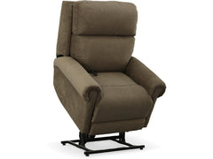 Stanton Kearney power lift recliner in Polo Club Java, Oregon-made, at What&