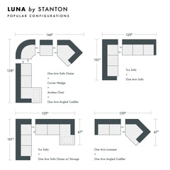 Luna Custom Sofa / Sectional - Whats New Furniture - Portland, Oregon