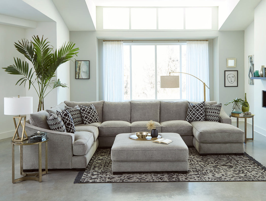 Luxe Custom Sofa / Sectional room setting - custom sofa sectional by Stanton - Whats New Furniture Portland OR