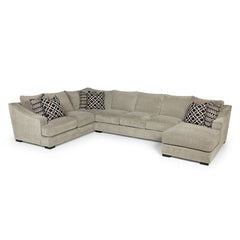 Luxe Custom Sofa / Sectional sectional front view - custom sofa sectional by Stanton - Whats New Furniture Portland OR