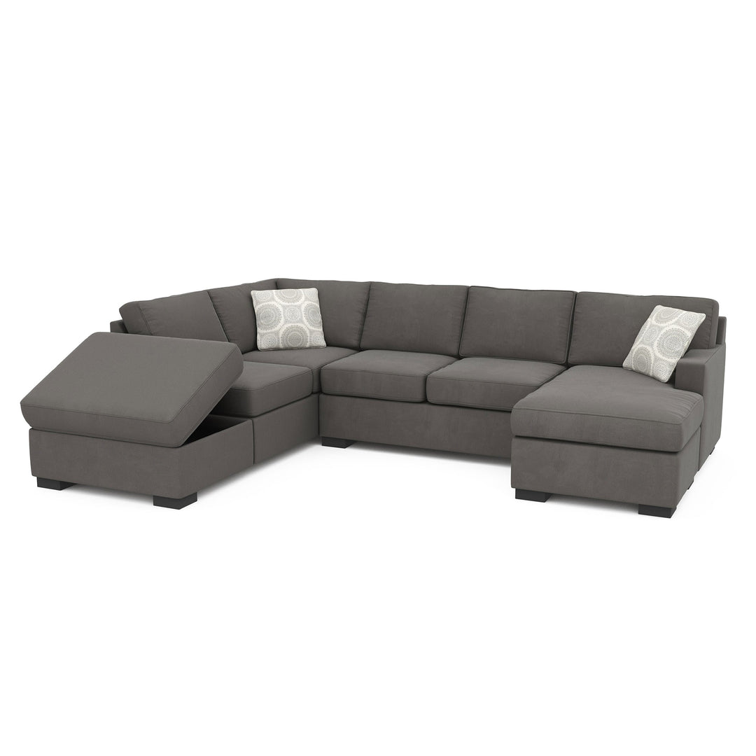 Memento Custom Sofa / Sectional sectional front view - custom sofa sectional by Stanton - Whats New Furniture Portland OR