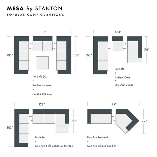 Mesa Custom Sofa / Sectional - Whats New Furniture - Portland, Oregon