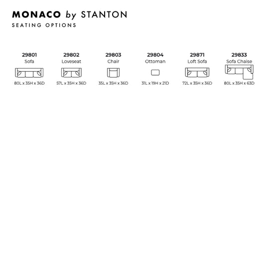 Monaco Custom Sofa - Whats New Furniture - Portland, Oregon