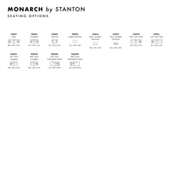Monarch Custom Sofa / Sectional spec sheet - custom sofa sectional by Stanton - Whats New Furniture Portland OR