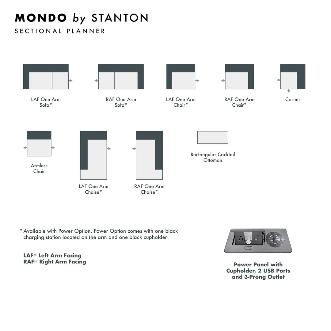 Mondo Custom Sofa / Sectional configuration shot - custom sofa sectional by Stanton - Whats New Furniture Portland OR