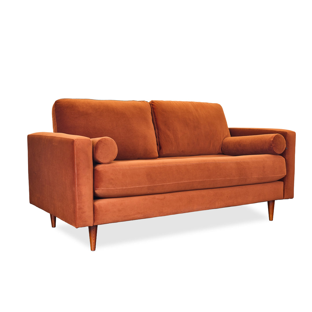 Nirvana Apartment Sofa in Nirvana Apt alternate angle - apartment-scale velvet sofa by Stanton - Whats New Furniture Portland OR