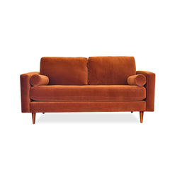 Nirvana Apartment Sofa in Nirvana Apt - apartment-scale velvet sofa by Stanton - Whats New Furniture Portland OR