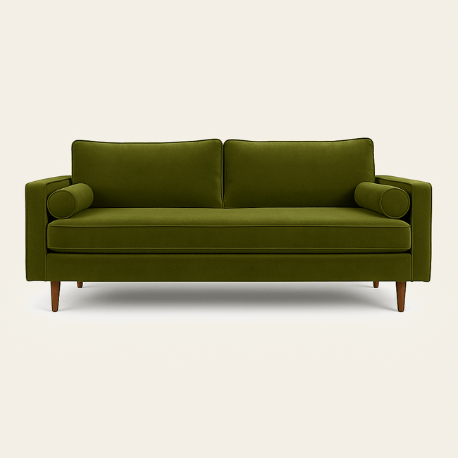 Stanton Nirvana Sofa in Vintage Moss - Whats New Furniture Portland OR