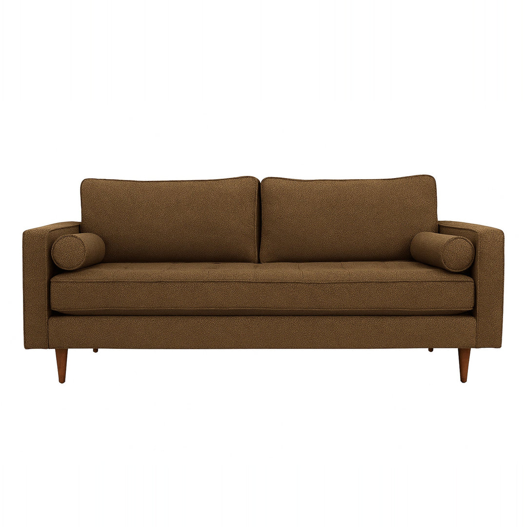 Nirvana Sofa in Cornell Cocoa — studio front view - Stanton - Whats New Furniture Portland OR