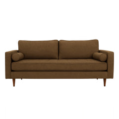 Nirvana Sofa in Cornell Cocoa — studio front view - Stanton - Whats New Furniture Portland OR