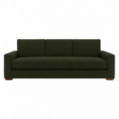 Nova Sofa in Shep Kale — studio front view - Oregon-made track arm sofa by Stanton - Whats New Furniture Portland OR