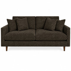 Oasis Loft Sofa in Galactic Chocolate — studio front view - custom sofa by Stanton - Whats New Furniture Portland OR