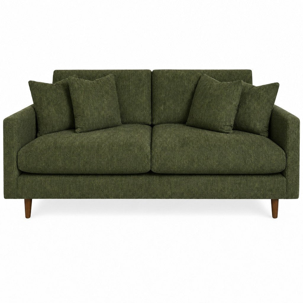 Oasis Loft Sofa in Lush Spinach - custom sofa by Stanton - Whats New Furniture Portland OR