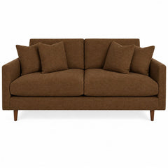 Oasis Loft Sofa in Patagonia Adobe — studio front view - custom sofa by Stanton - Whats New Furniture Portland OR