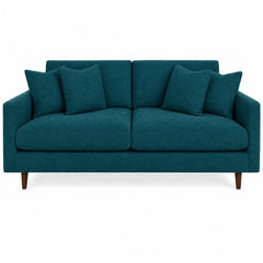Oasis Loft Sofa in Vintage Jewel — studio front view - custom sofa by Stanton - Whats New Furniture Portland OR