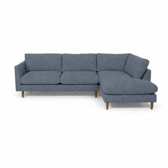 Oasis Open Chaise Sectional in Mecca Navy - custom sectional by Stanton - Whats New Furniture Portland OR