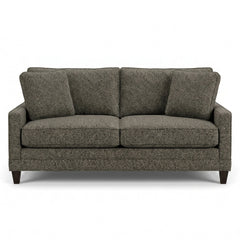 Pinnacle Loft Sofa in Bennett Marmalade back view - loft-scale custom fabric sofa by Stanton - Whats New Furniture Portland OR