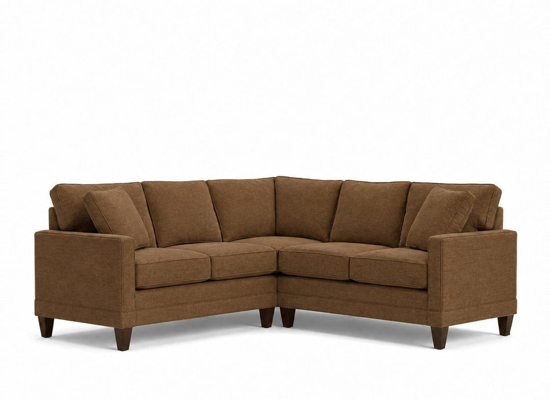 Pinnacle Sectional in Patagonia Adobe, front view - Whats New Furniture