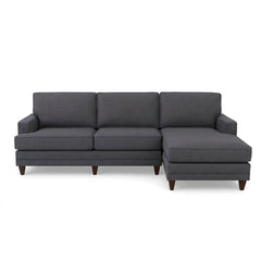 Pinnacle Sofa Chaise in Bennett Charcoal - sofa chaise by Stanton - Whats New Furniture Portland OR