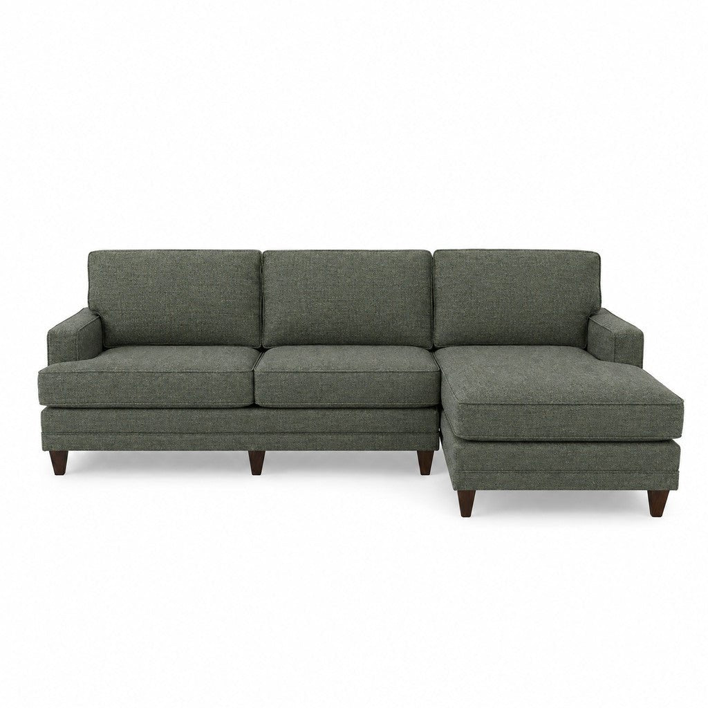 Pinnacle Sofa Chaise in Couture Herb — studio front view - sofa chaise by Stanton - Whats New Furniture Portland OR