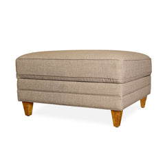 Pinnacle Storage Ottoman in Bennett Prailine side angle - Bennett Prailine storage ottoman by Stanton - Whats New Furniture Portland OR