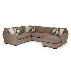 Prestige Custom Sofa / Sectional sectional front view - custom sofa sectional by Stanton - Whats New Furniture Portland OR