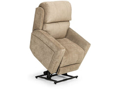 Stanton Quimby power lift recliner in Polo Club Bamboo, Oregon-made, at What&