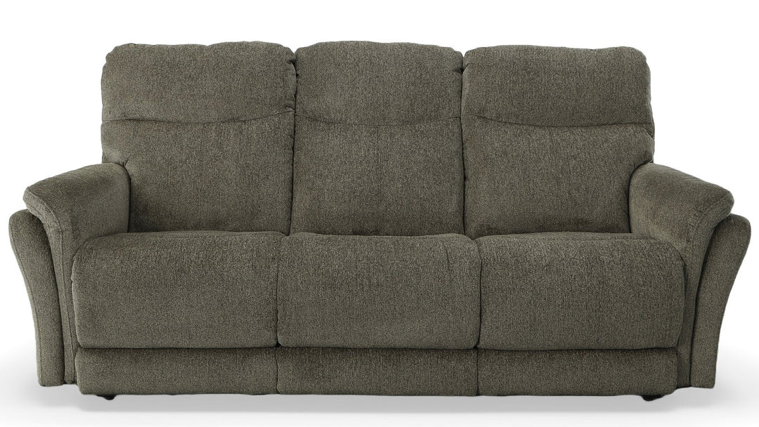 Santiam power reclining sofa by Stanton, made in Canby Oregon