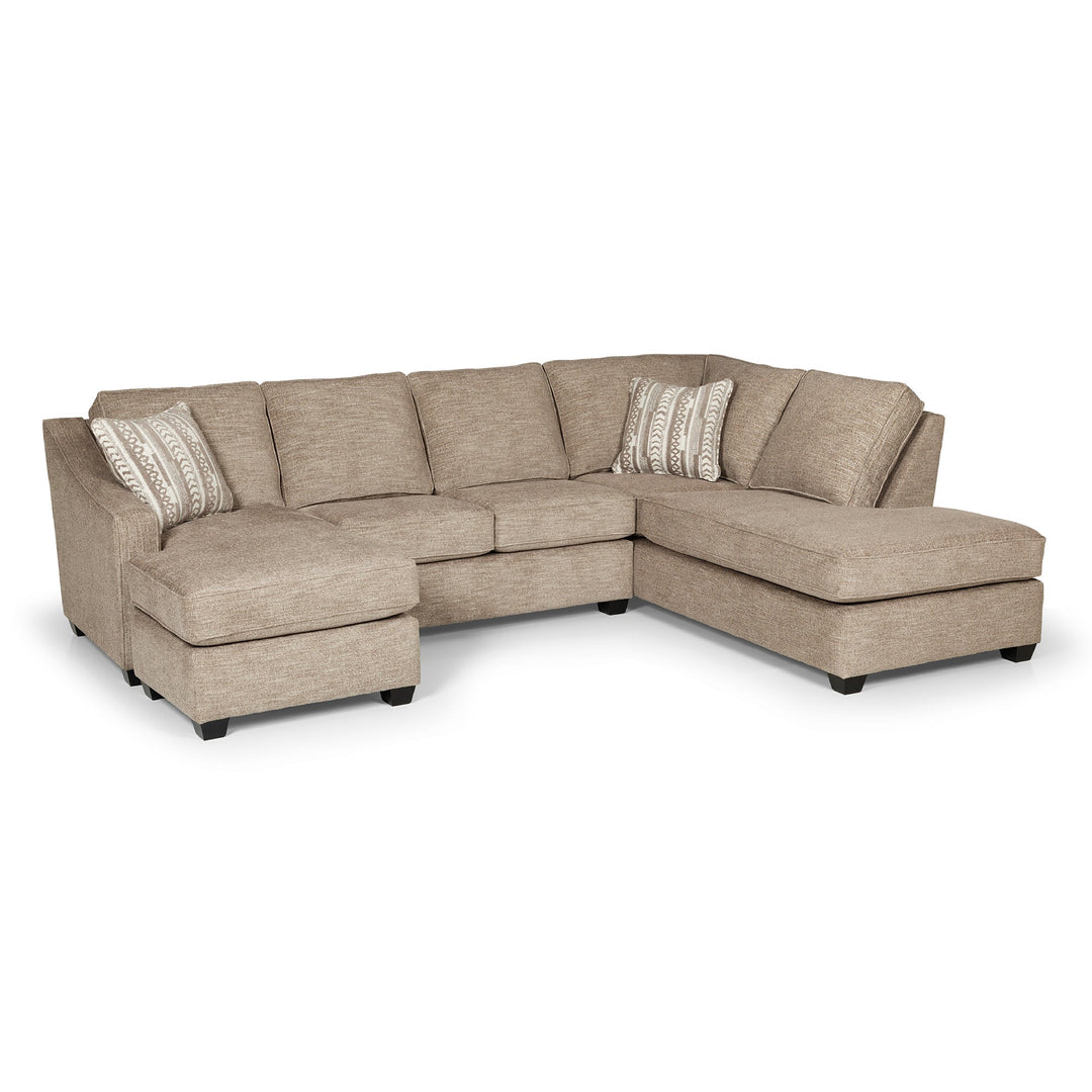 Sedona Custom Sofa / Sectional and Sofa Bed sectional front view - custom Stanton seating - Whats New Furniture Portland OR
