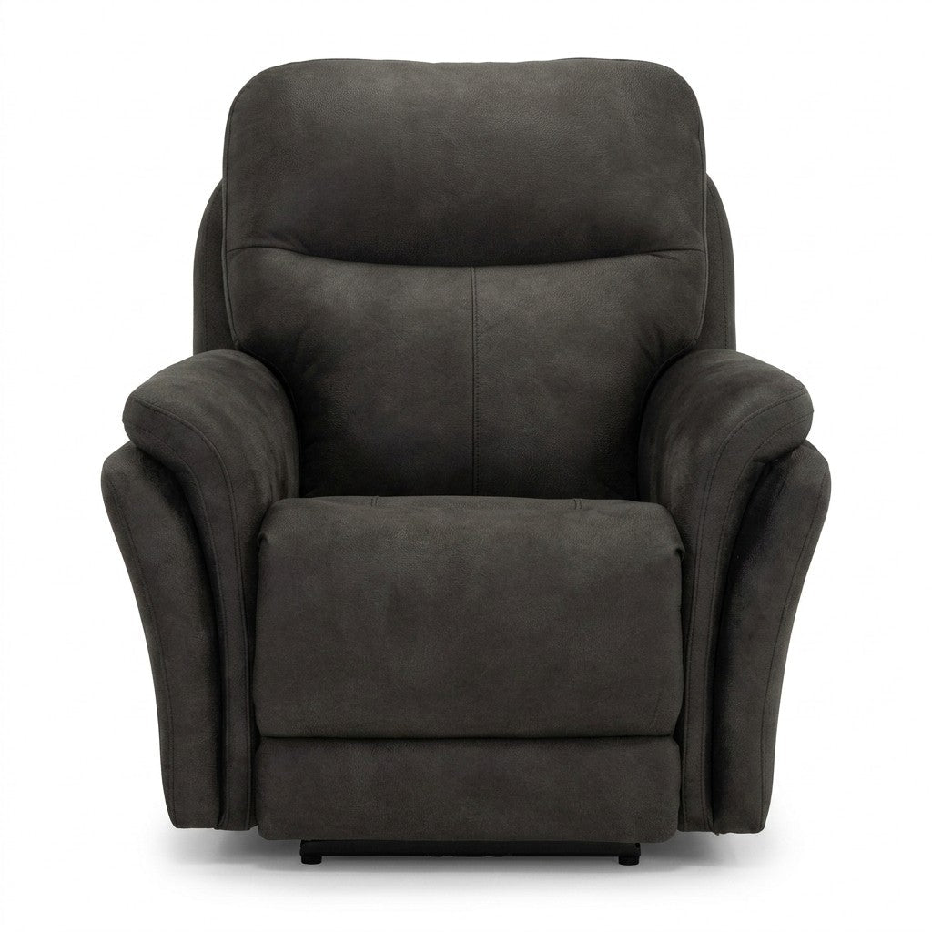 Sellwood Power Recliner by Stanton in Diversey Pewter — Oregon-made studio product photo — What's New Furniture Portland