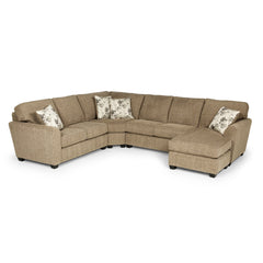 Sequoia Custom Sofa / Sectional and Sofa Bed alternate sectional front view - custom Stanton seating - Whats New Furniture Portland OR