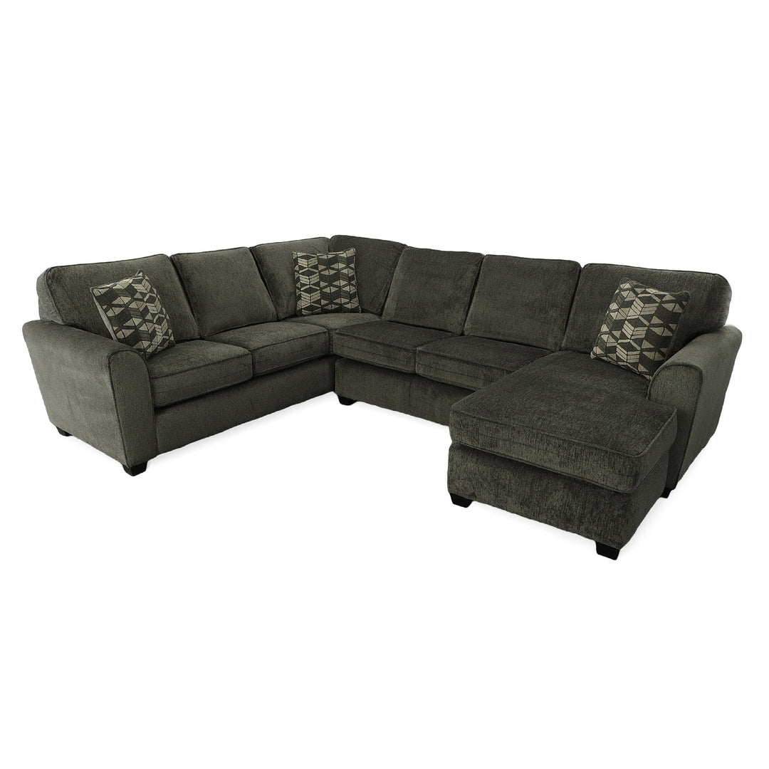 Sequoia Custom Sofa / Sectional and Sofa Bed sectional front view - custom Stanton seating - Whats New Furniture Portland OR