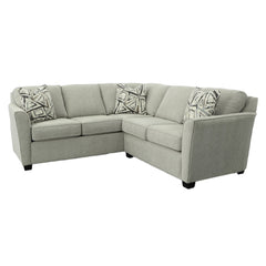 Sierra Custom Sofa / Sectional and Sofa Bed sectional front view - custom Stanton seating - Whats New Furniture Portland OR