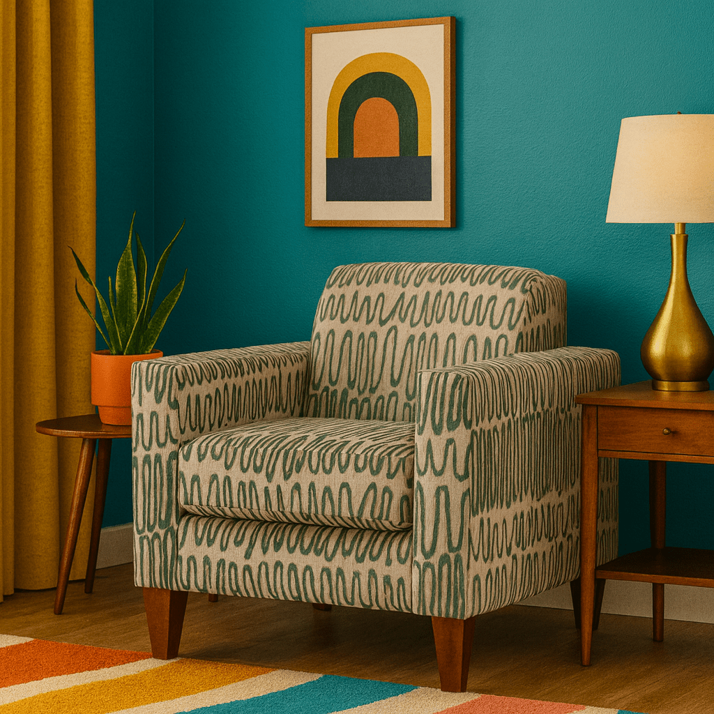 Solace Accent Chair in Amalfi Ivy room setting - accent chair by Stanton - Whats New Furniture Portland OR